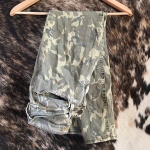 Camo Long Ankle Cropped